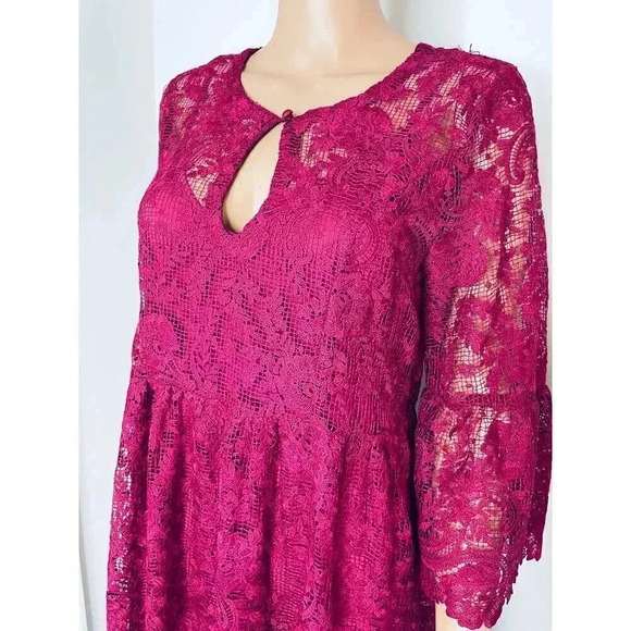 Johnny Was Harper lace Maxi dress Smokey rose size S NWT - Picture 2 of 8